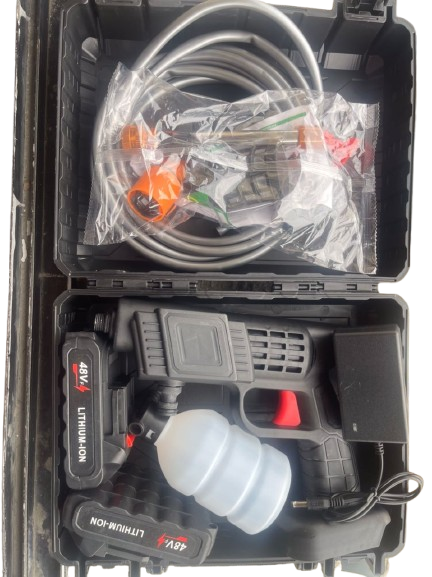 Cordless High-Pressure Car Washing Gun – 48V Lithium-Ion