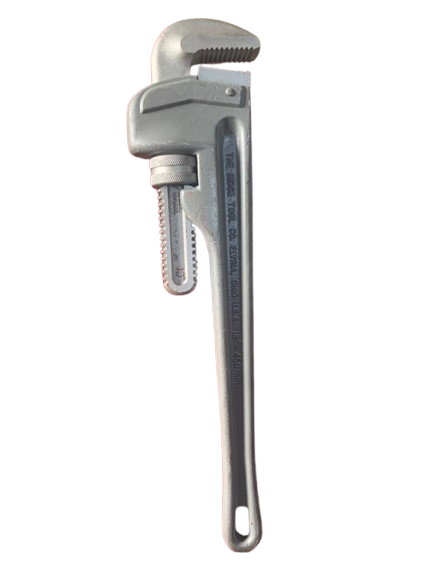 18" Ridgid 31100 Model 818 Aluminum Straight Pipe Wrench