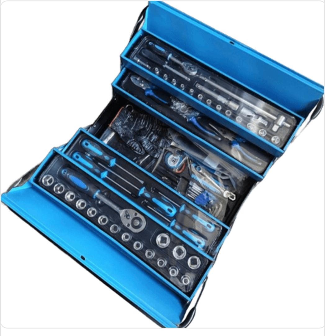 168PC MECHANICAL TOOL SET WITH METAL BOX